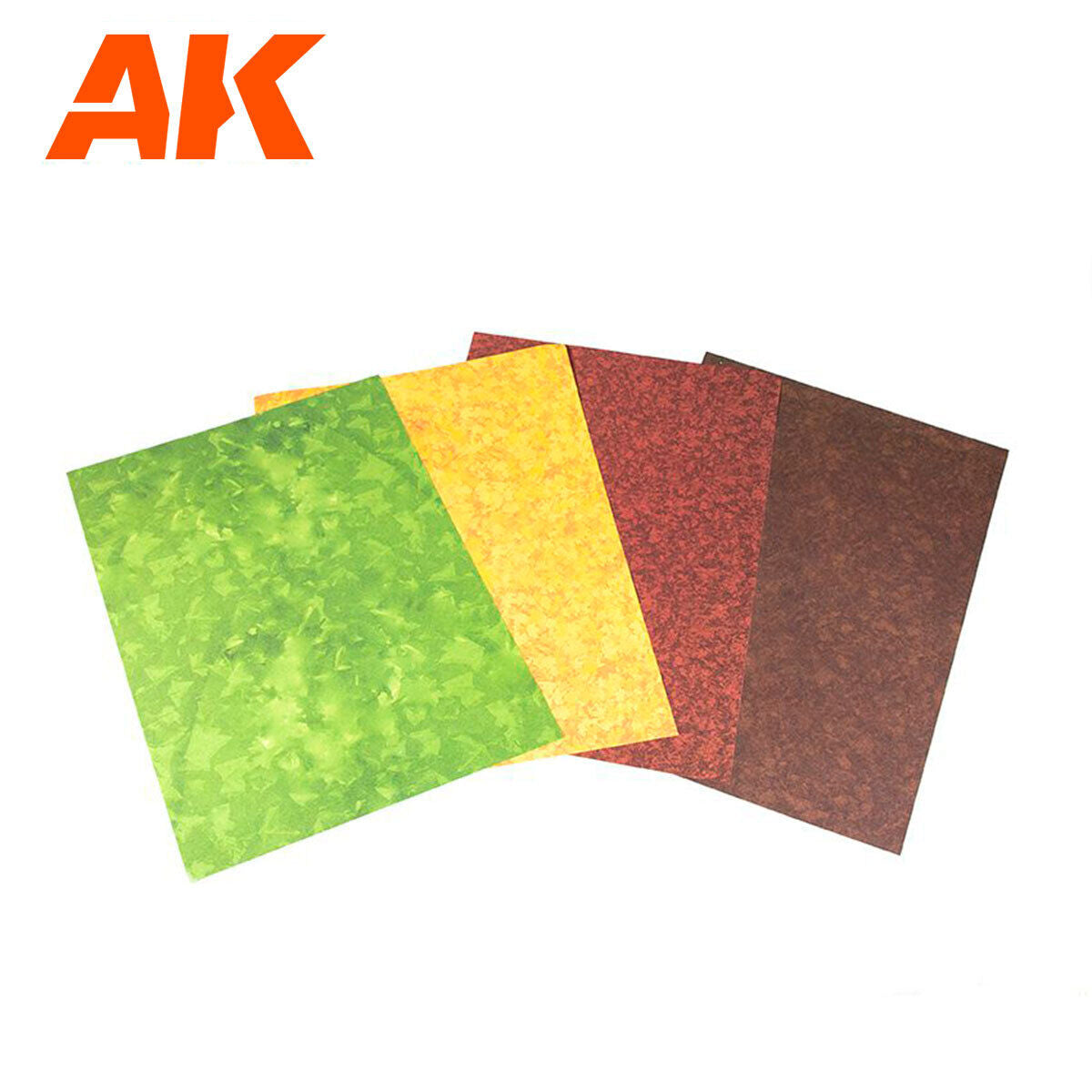 AK Interactive Punching Leaves Sheets Set (4 Units Of A4-Size Sheets) AK Interactive
