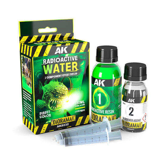 AK Interactive Dioramas: Resin Radioactive Water Components Epoxy Resin 180 ml AK Interactive