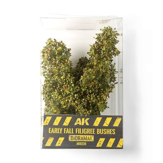 AK Interactive Dioramas: Early Fall Filigree Bushes 1:35 AK Interactive