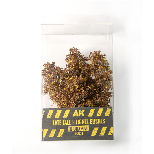 AK Interactive Dioramas: Late Fall Filigree Bushes 1:35 AK Interactive