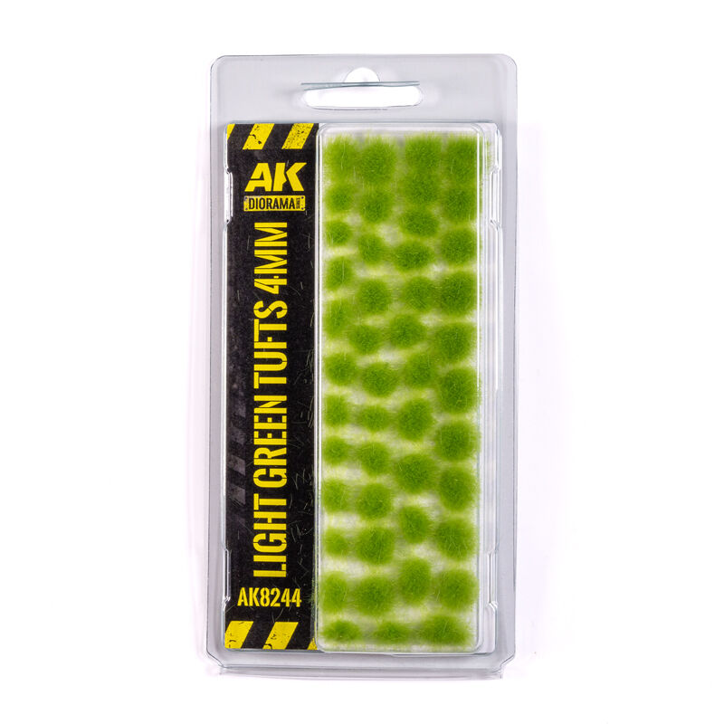 AK Interactive Light Green Tufts 4mm AK Interactive