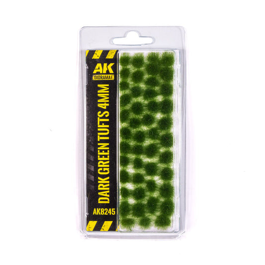 AK Interactive Dark Green Tufts 4mm AK Interactive