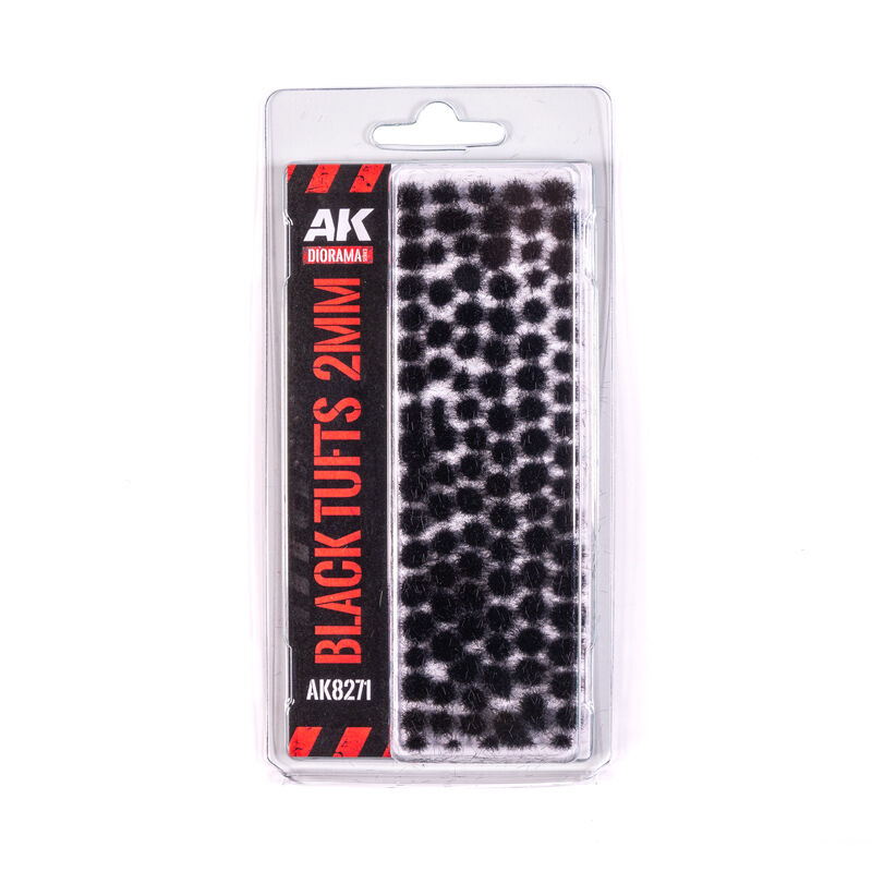 AK Interactive Black - Fantasy Tufts 2mm AK Interactive