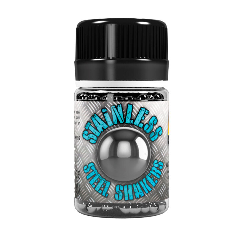 AK Interactive Stainless Steel Shakers (250 Balls) AK Interactive