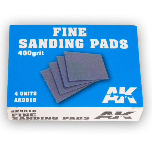 AK Interactive Fine Sanding Pads 400 grit. 4 units AK Interactive