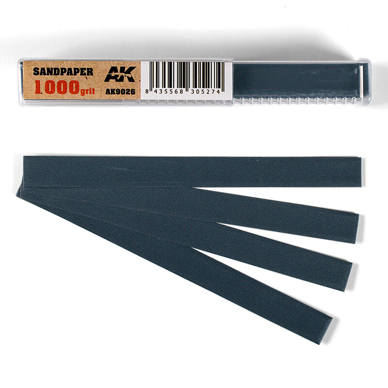 AK Interactive Wet Sandpaper 1000 grit x 50 units AK Interactive