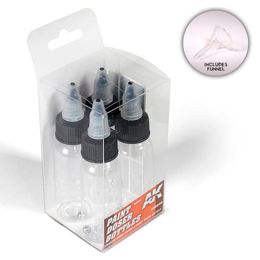 AK Interactive Paint Doser Bottles 4X30ml AK Interactive