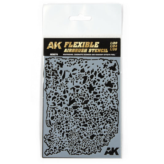 AK Interactive Flexible Airbrush Stencil  1/20 - 1/24 AK Interactive
