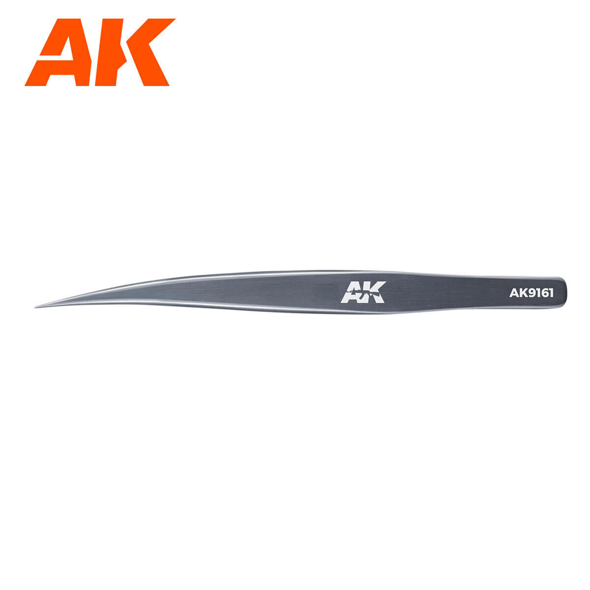AK Interactive Hg Angled Tweezers 01 (Thin Tipped) AK Interactive