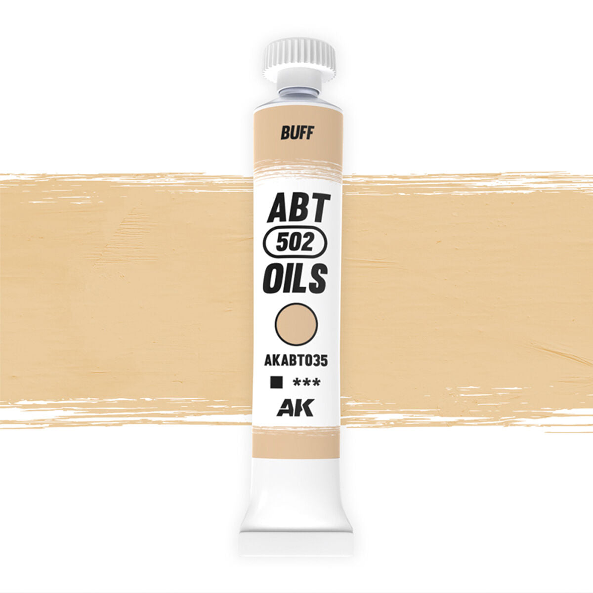 AK Interactive ABT 502: Buff 20ml Oil Paint AK Interactive