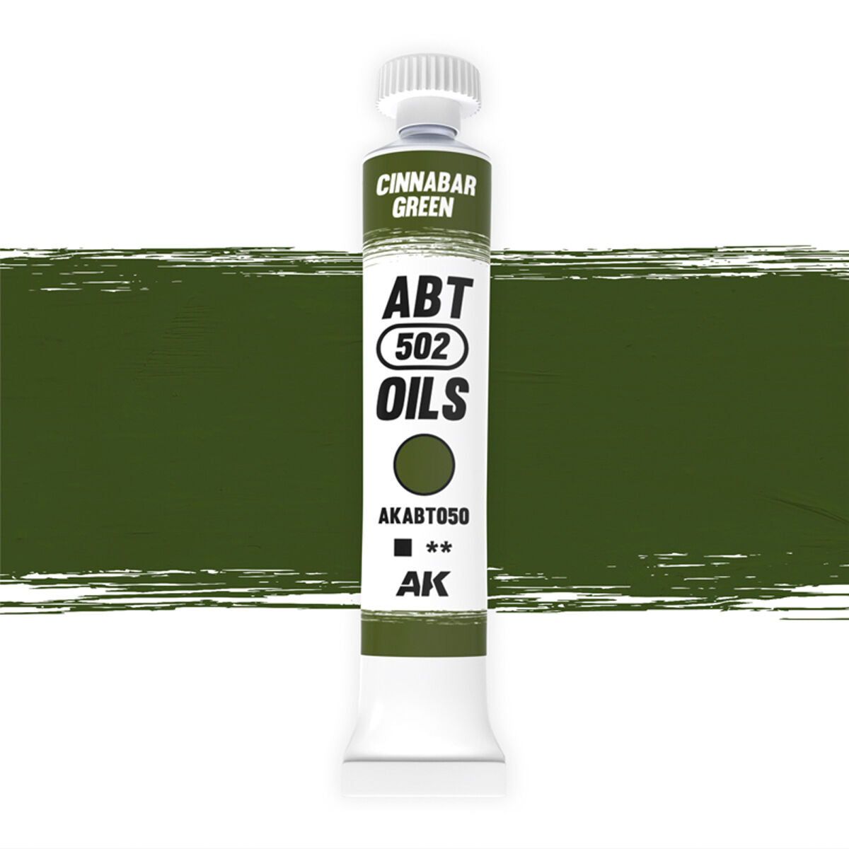 AK Interactive ABT 502: Cinnabar Green 20ml Oil Paint AK Interactive