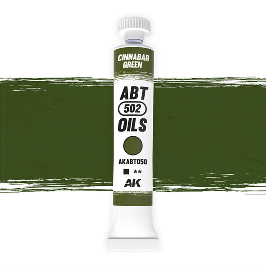 AK Interactive ABT 502: Cinnabar Green 20ml Oil Paint AK Interactive