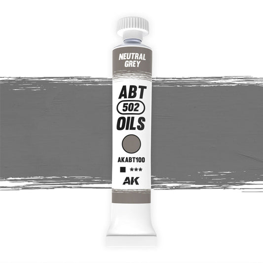 AK Interactive ABT 502: Neutral Grey 20ml Oil Paint AK Interactive