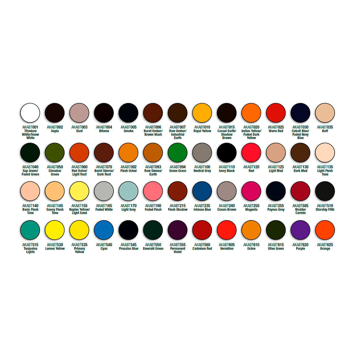 AK Interactive ABT 502: Special Box Full Range (52 Colours x 20ml) AK Interactive