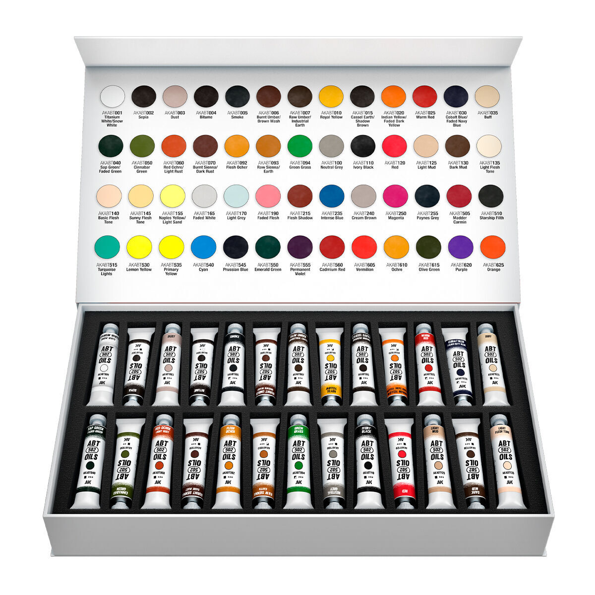 AK Interactive ABT 502: Special Box Full Range (52 Colours x 20ml) AK Interactive
