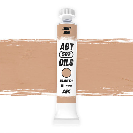 AK Interactive ABT 502: Light Mud 20ml Oil Paint AK Interactive