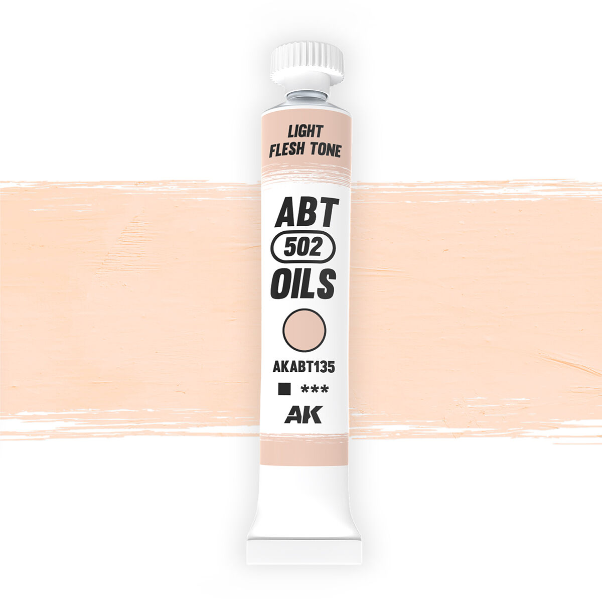 AK Interactive ABT 502: Light Flesh Tone 20ml Oil Paint AK Interactive