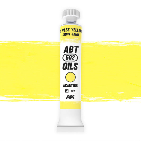 AK Interactive ABT 502: Naples Yellow / Light Sand 20ml Oil Paint AK Interactive
