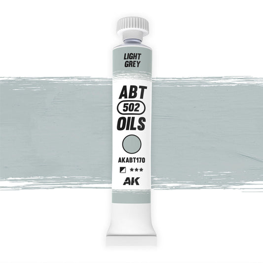 AK Interactive ABT 502: Light Grey 20ml Oil Paint AK Interactive