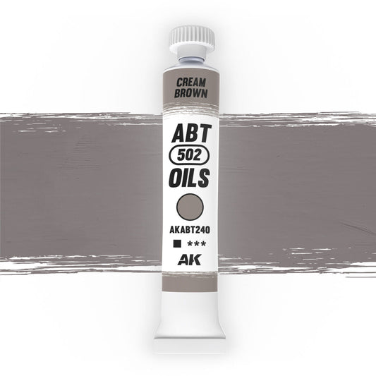AK Interactive ABT 502: Cream Brown 20ml Oil Paint AK Interactive