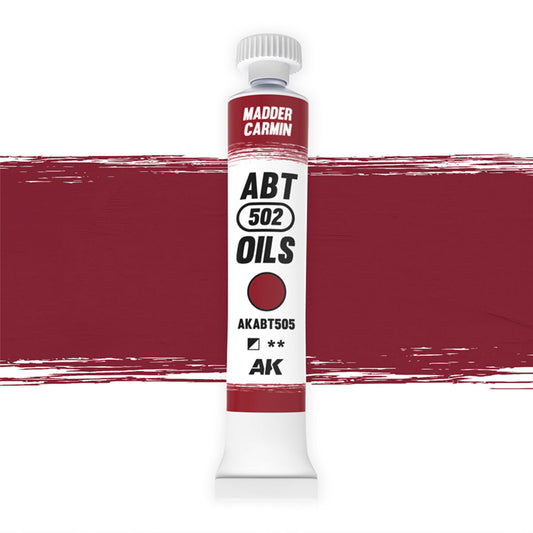 AK Interactive ABT 502: Madder Carmin 20ml Oil Paint AK Interactive