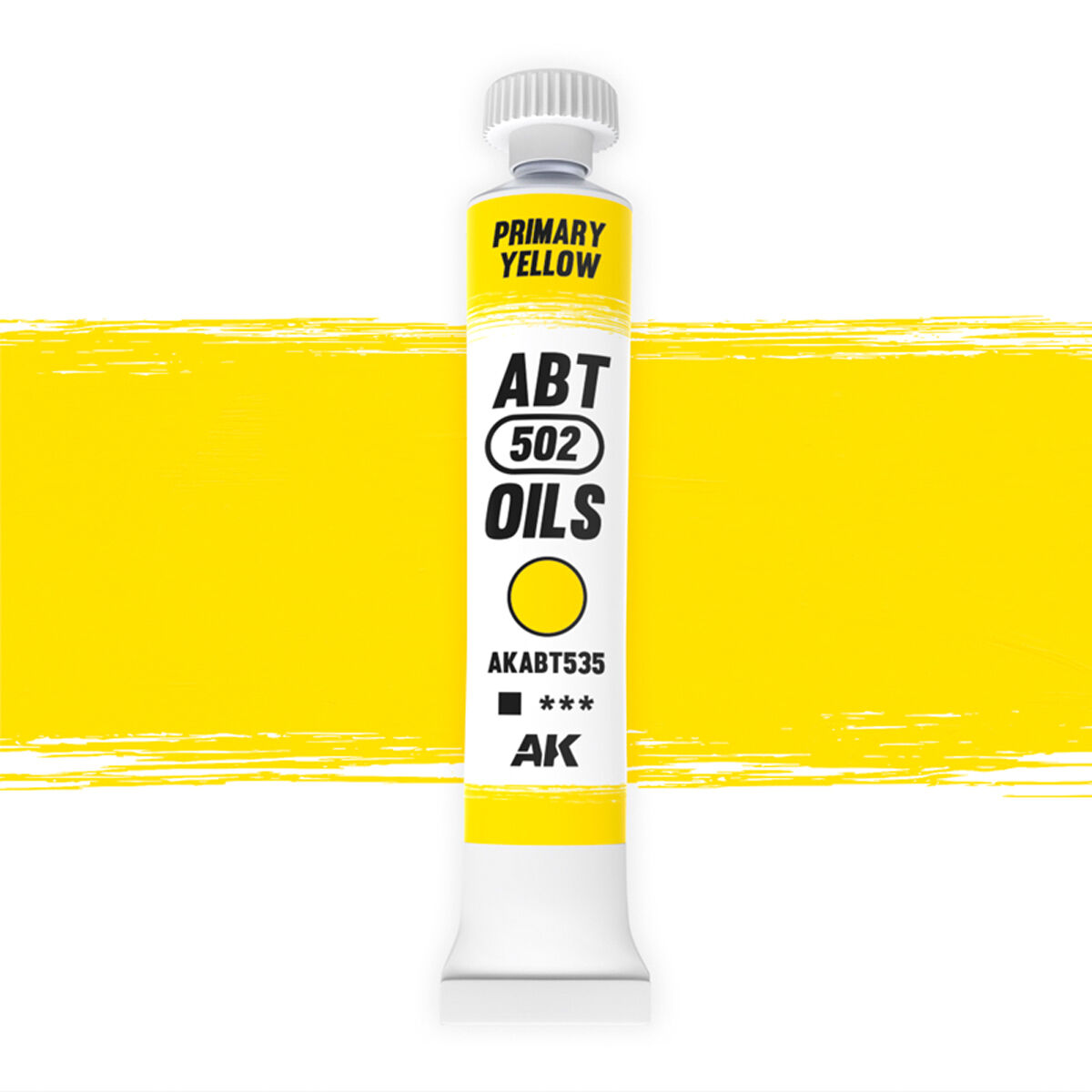 AK Interactive ABT 502: Primary Yellow 20ml Oil Paint AK Interactive
