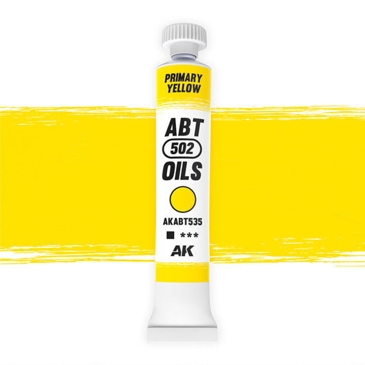 AK Interactive ABT 502: Primary Yellow 20ml Oil Paint AK Interactive