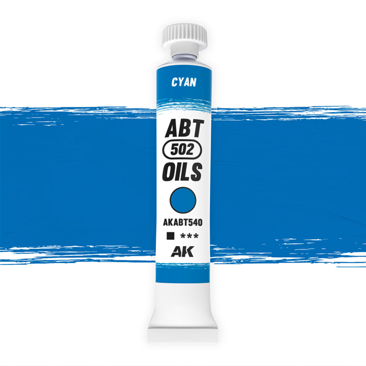 AK Interactive ABT 502: Cyan 20ml Oil Paint AK Interactive