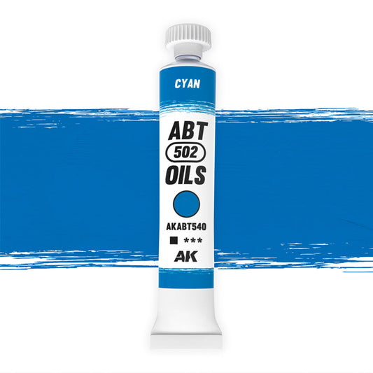 AK Interactive ABT 502: Cyan 20ml Oil Paint AK Interactive