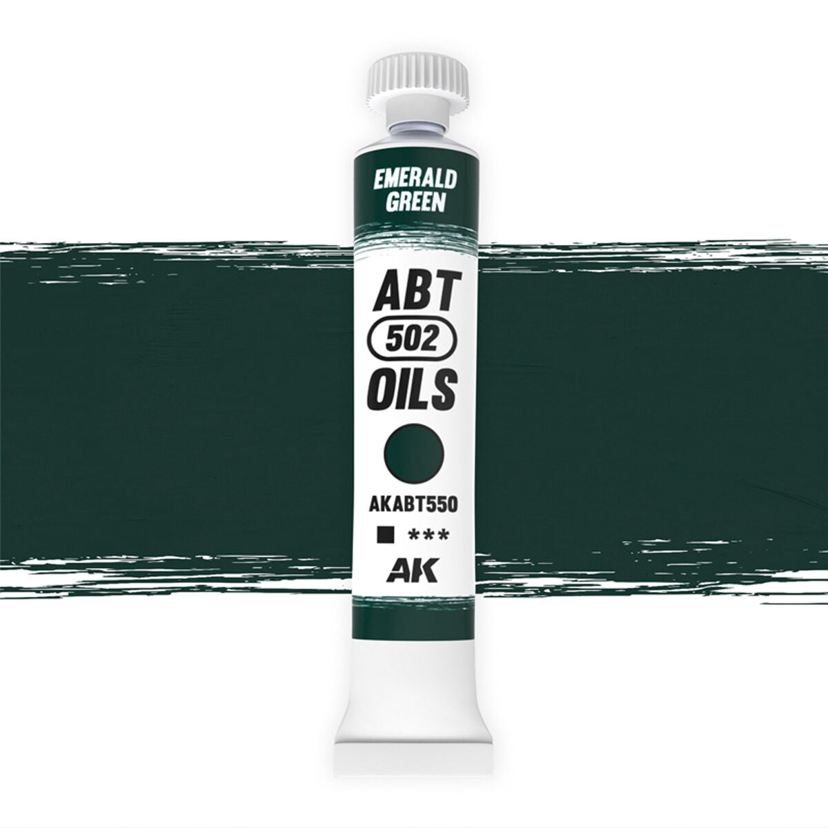AK Interactive ABT 502: Emerald Green 20ml Oil Paint AK Interactive