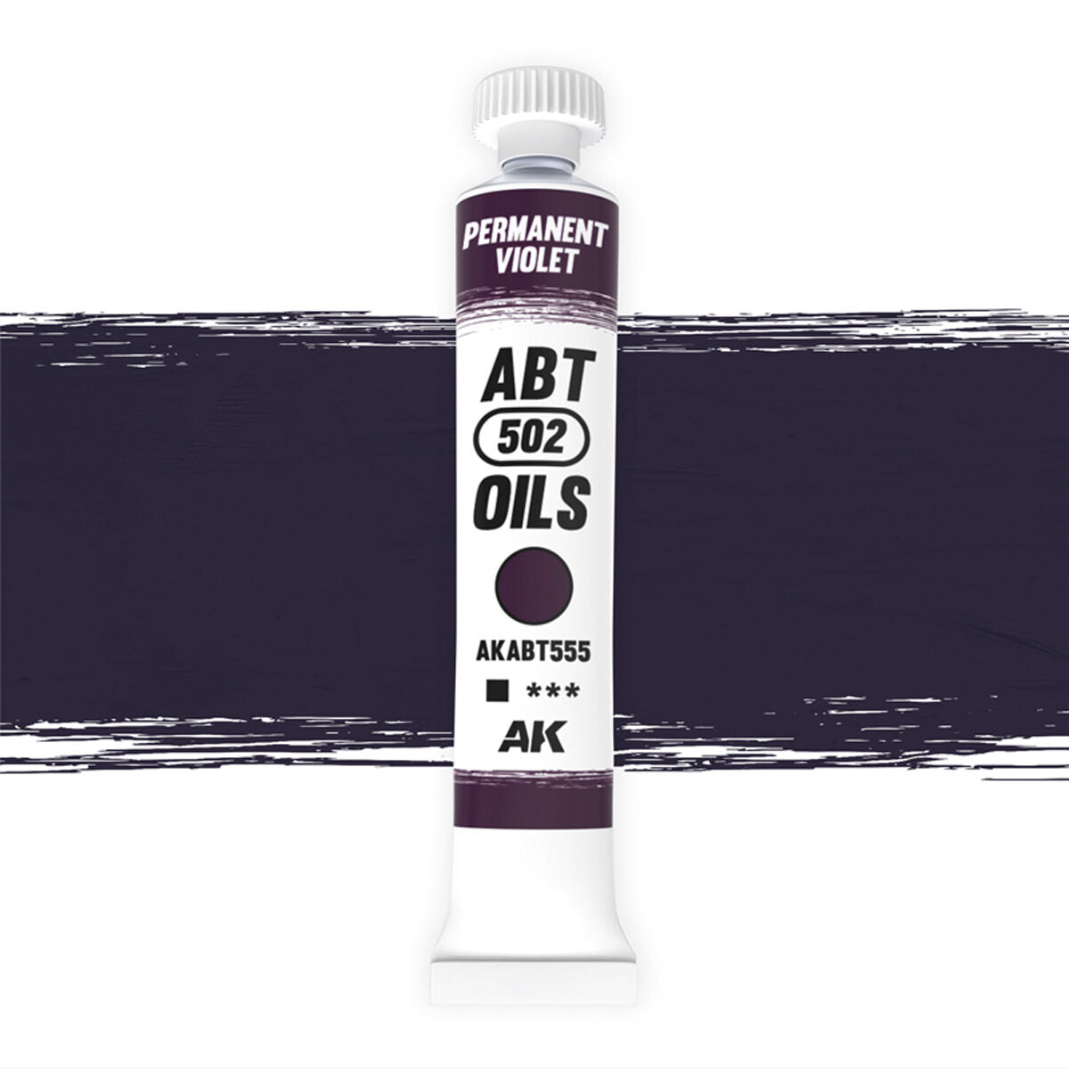 AK Interactive ABT 502: Permanent Violet 20ml Oil Paint AK Interactive