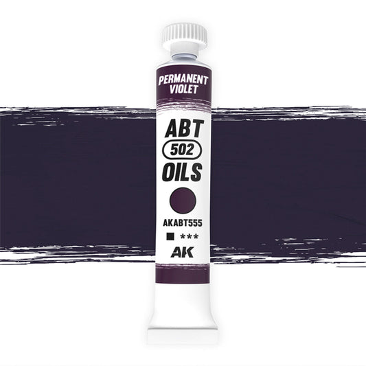 AK Interactive ABT 502: Permanent Violet 20ml Oil Paint AK Interactive