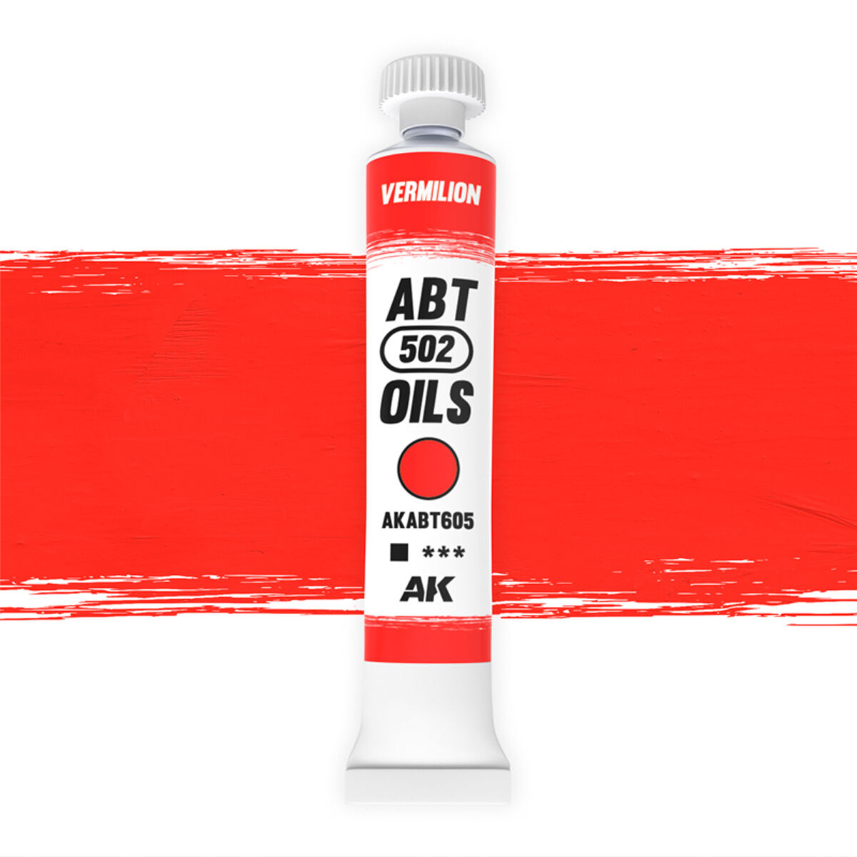 AK Interactive ABT 502: Vermilion 20ml Oil Paint AK Interactive