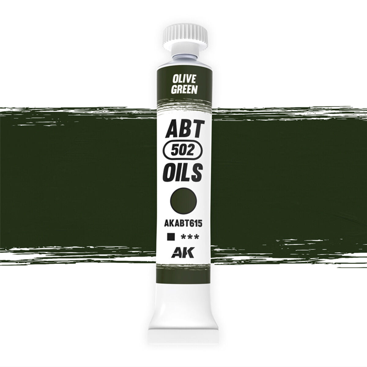 AK Interactive ABT 502: Olive Green 20ml Oil Paint AK Interactive