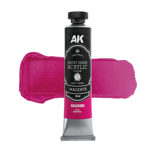 AK Interactive Artist Dense Acrylic Magenta 20ml AK Interactive