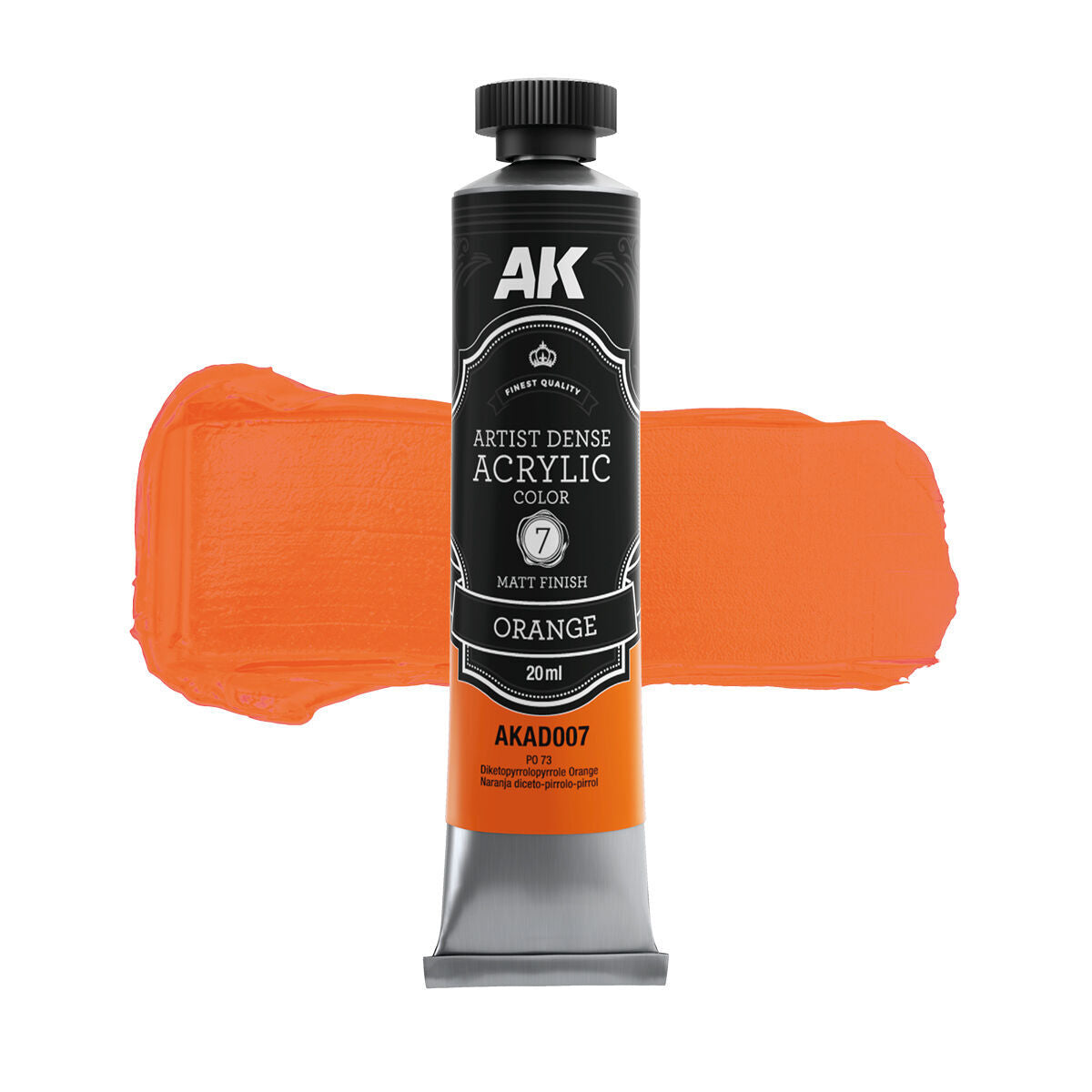 AK Interactive Artist Dense Acrylic Orange 20ml AK Interactive
