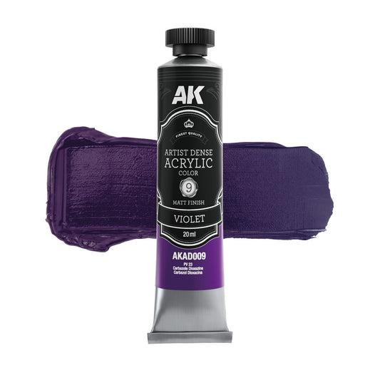 AK Interactive Artist Dense Acrylic Violet 20ml AK Interactive