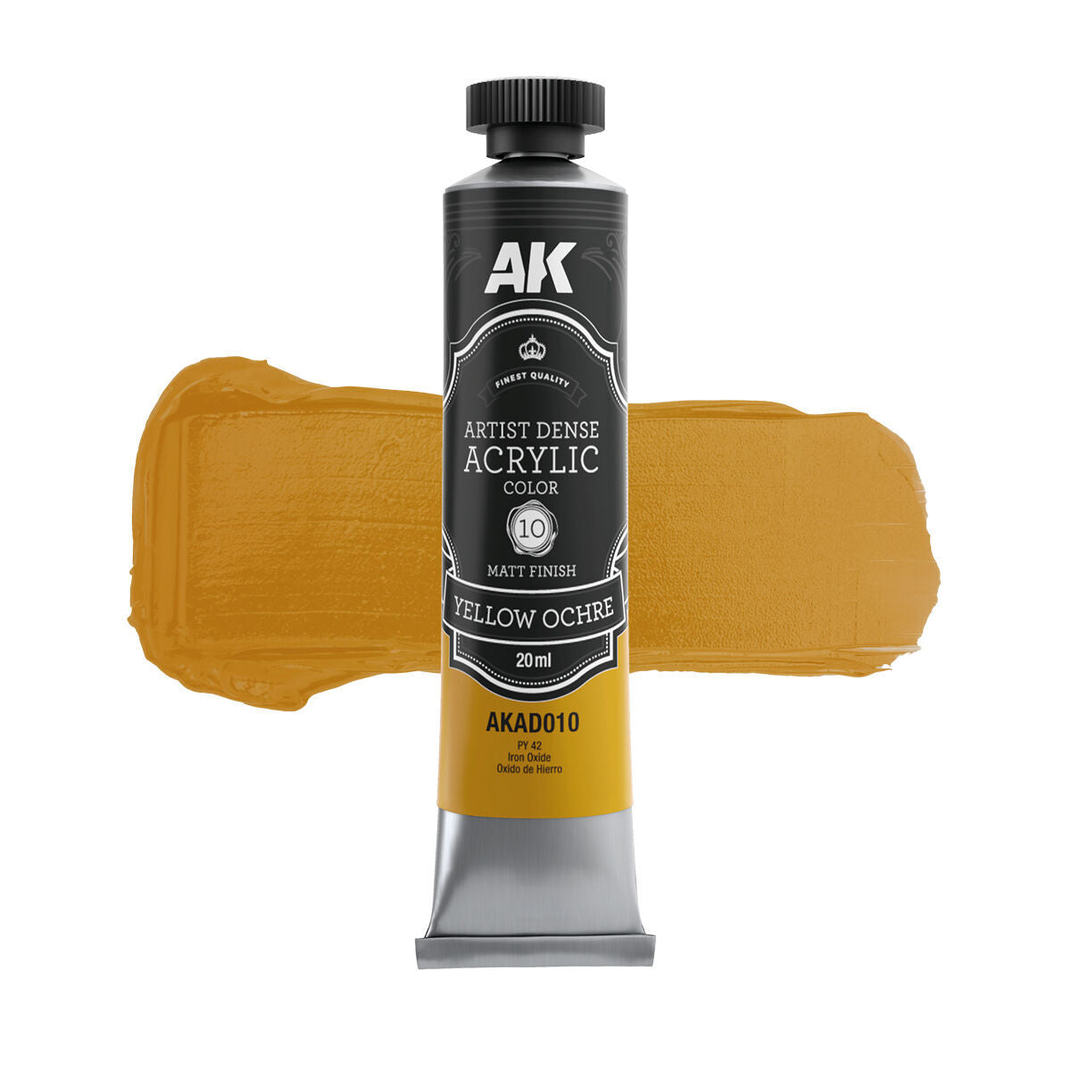 AK Interactive Artist Dense Acrylic Yellow Ochre 20ml AK Interactive