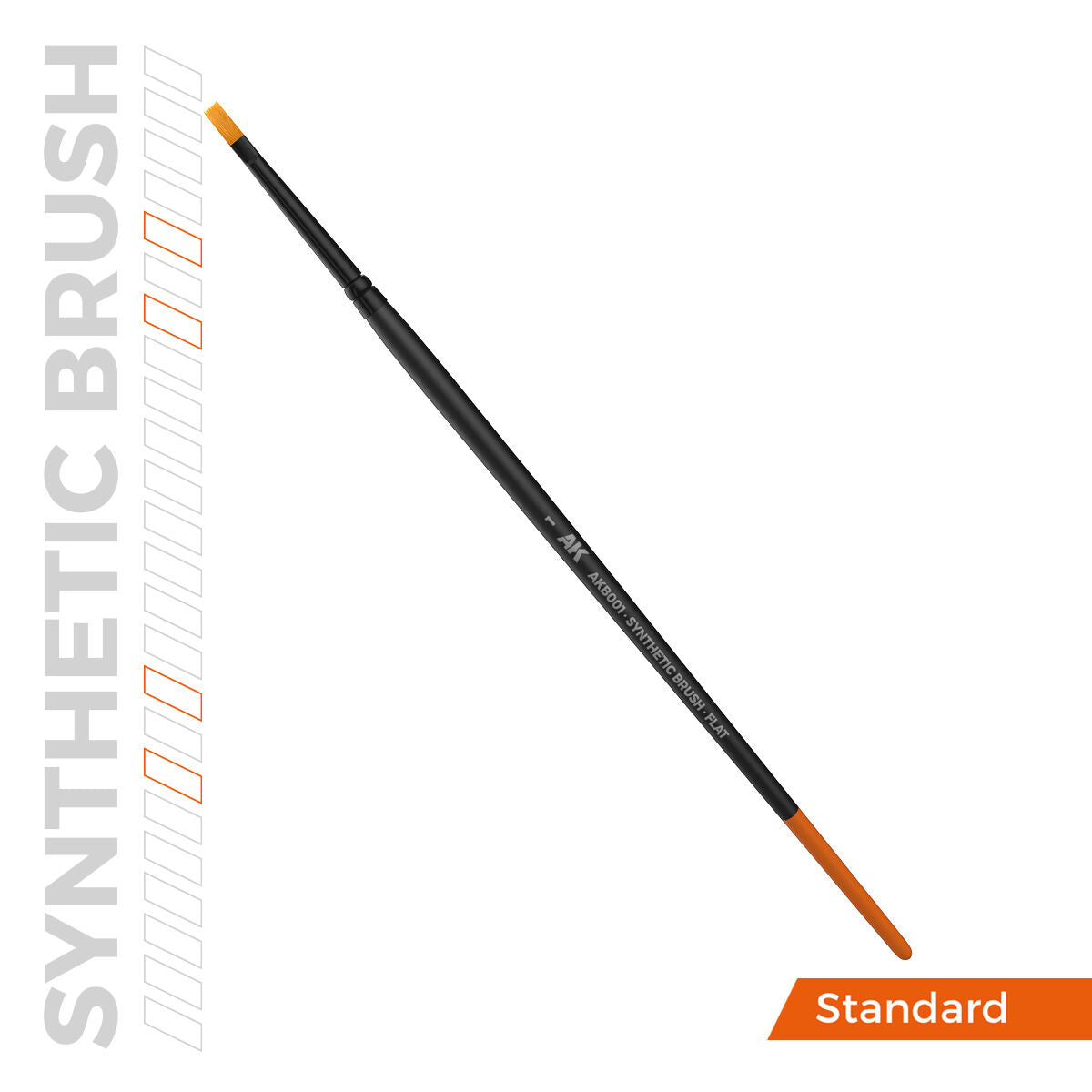 AK Interactive Synthetic Brush - Flat 1 AK Interactive