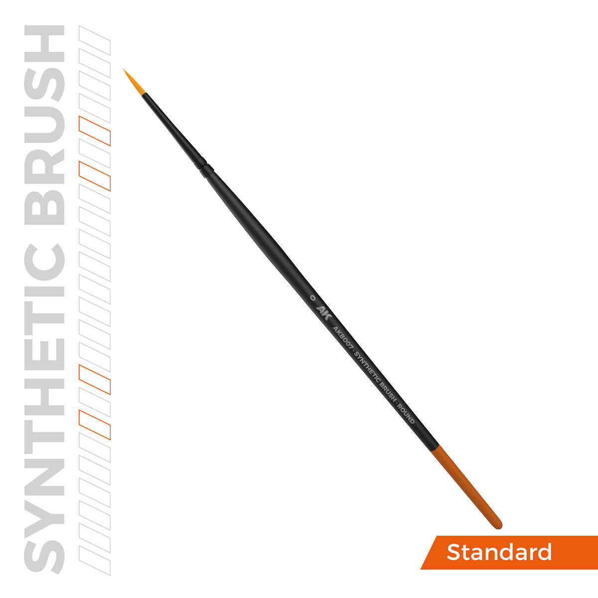 AK Interactive Synthetic Brush - Round 0 AK Interactive