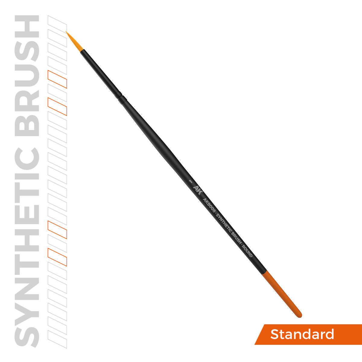 AK Interactive Synthetic Brush - Round 1 AK Interactive