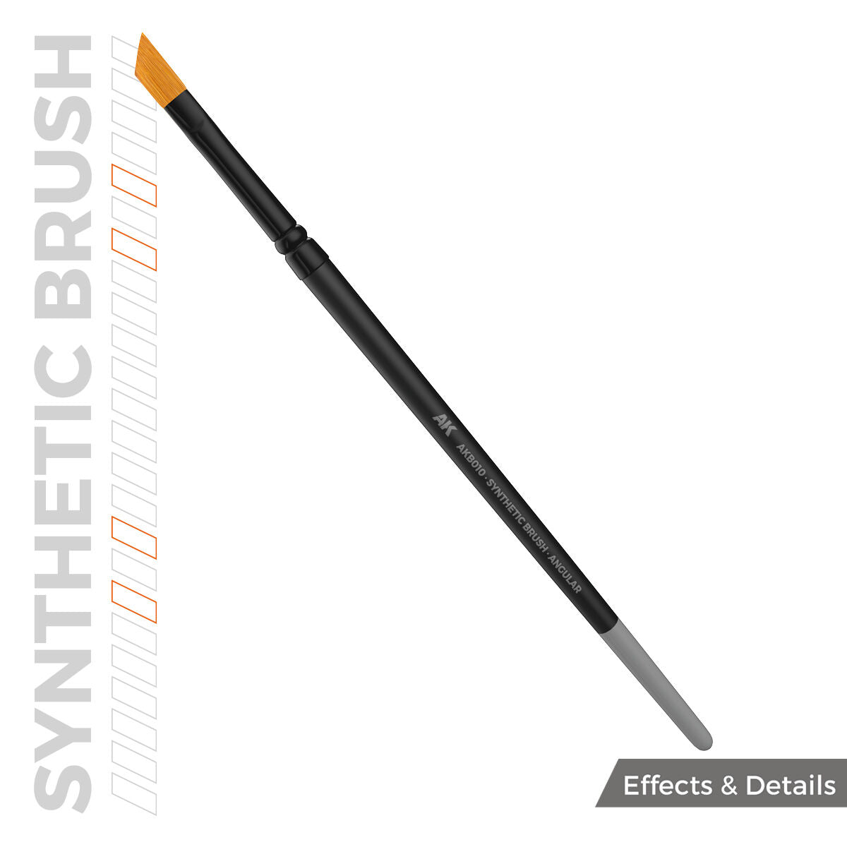 AK Interactive Synthetic Brush - Angular AK Interactive