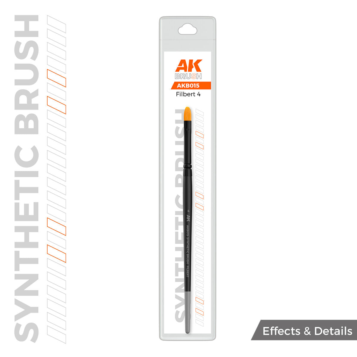 AK Interactive Synthetic Brush - Filbert 4 AK Interactive