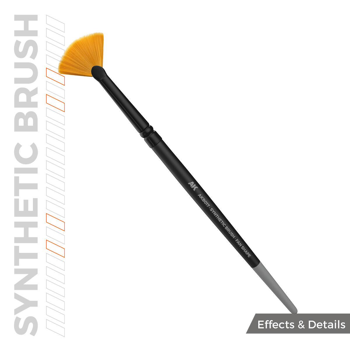 AK Interactive Synthetic Brush - Fan Shape AK Interactive