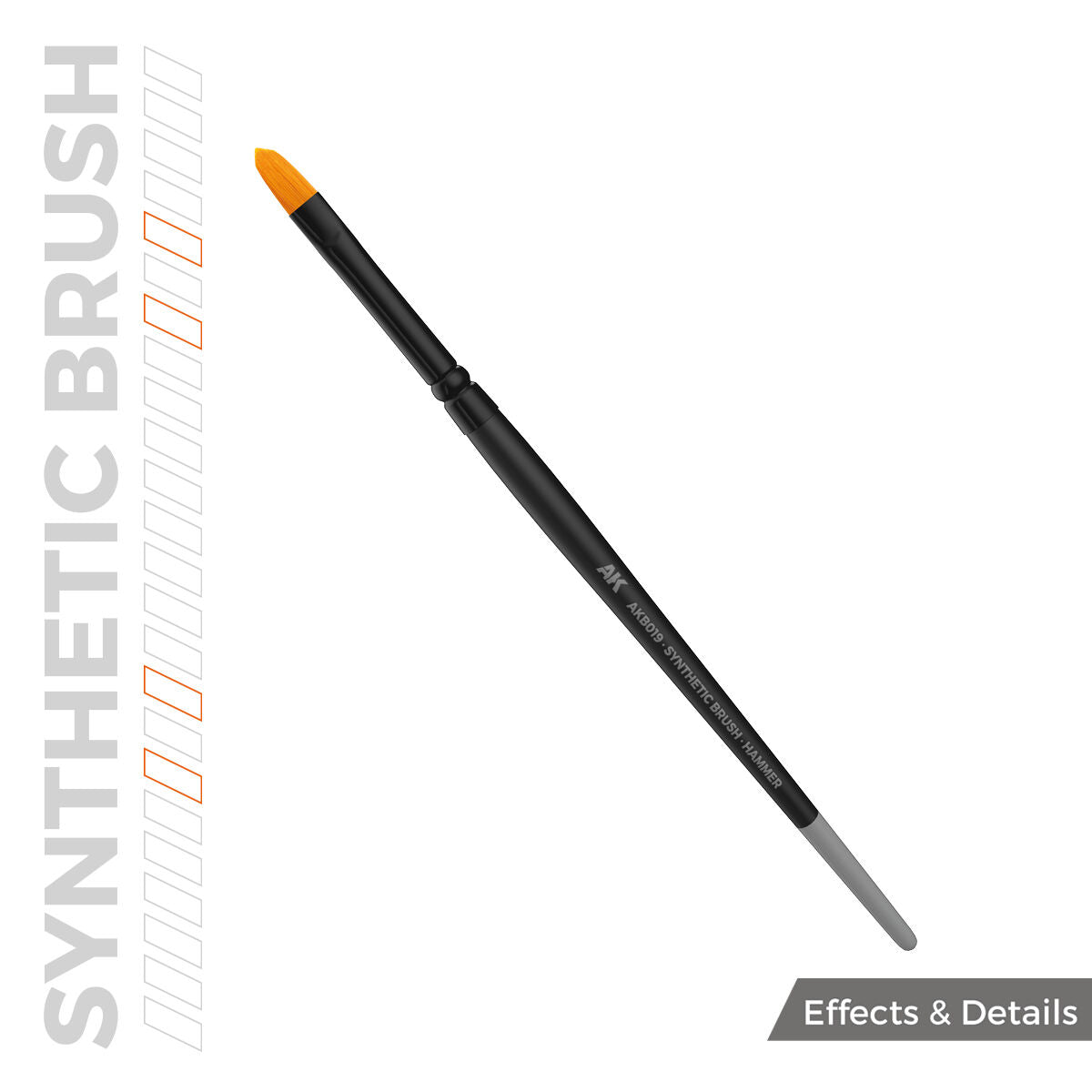 AK Interactive Synthetic Brush - Hammer AK Interactive