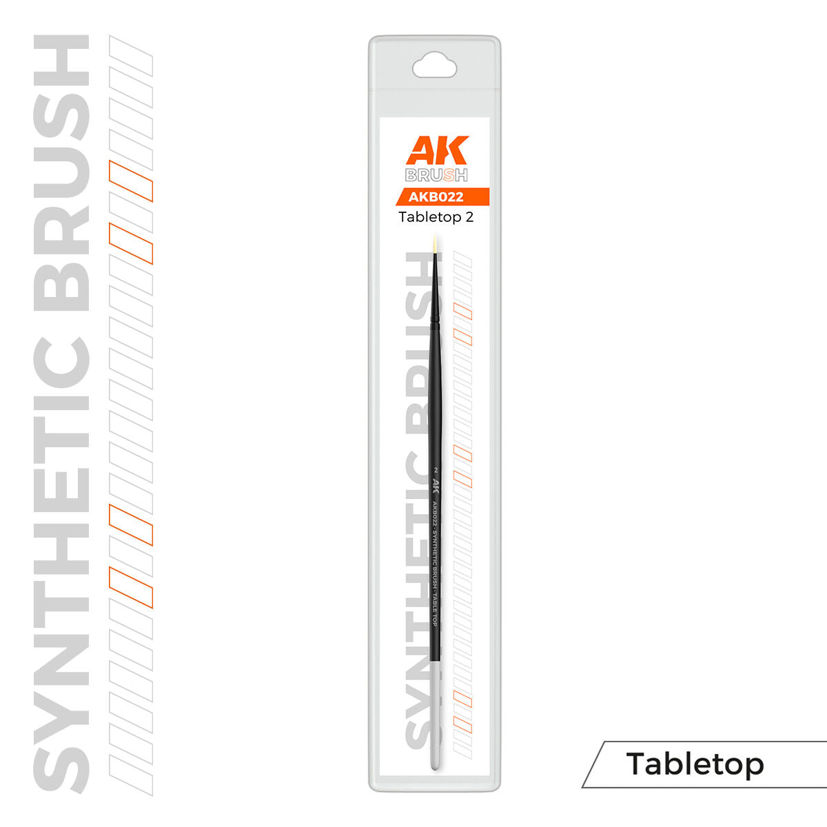 AK Interactive Synthetic Tabletop Brush - 2 AK Interactive