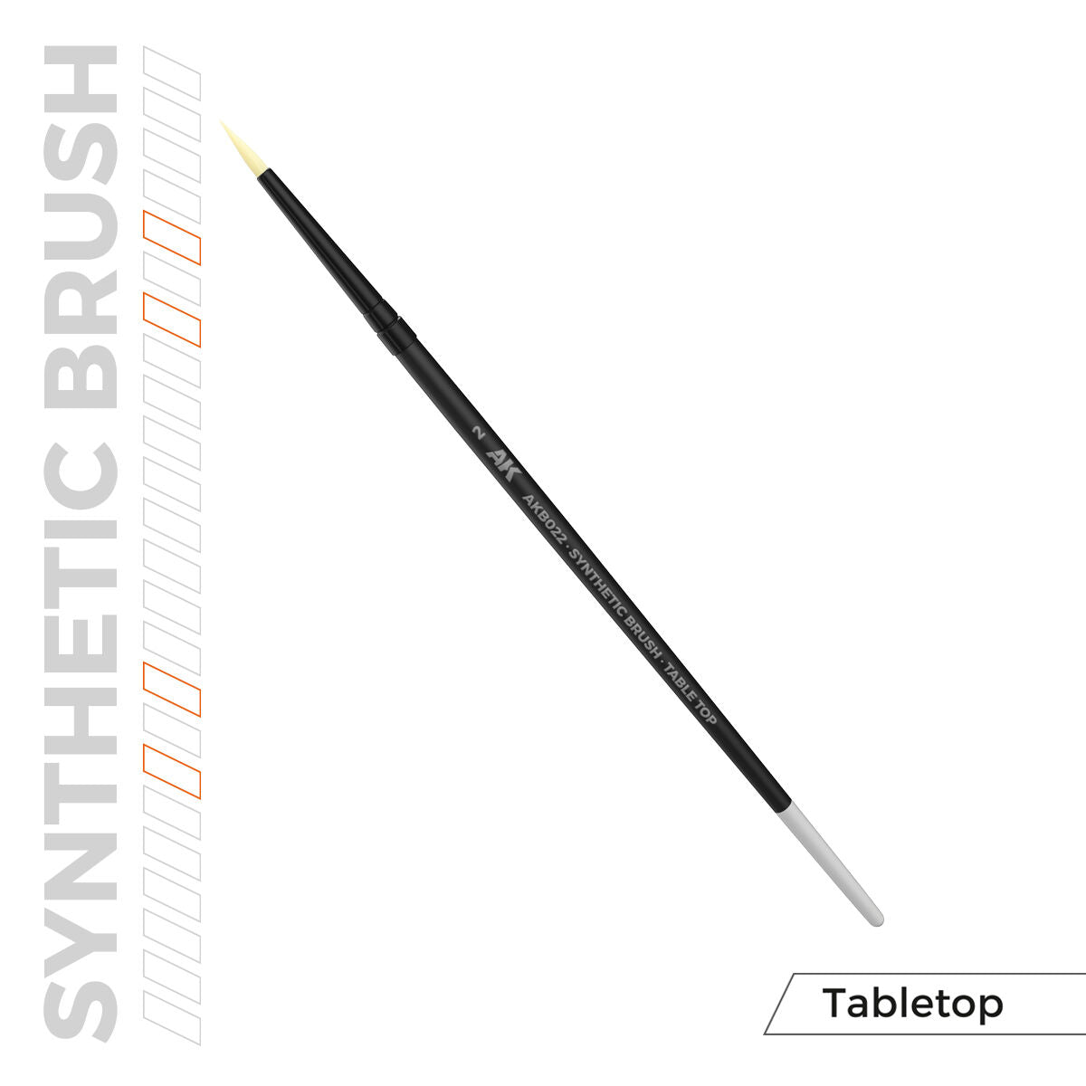 AK Interactive Synthetic Tabletop Brush - 2 AK Interactive