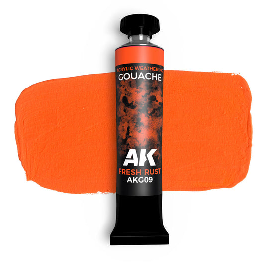 AK Interactive Gouache: Fresh Rust - 20ml AK Interactive