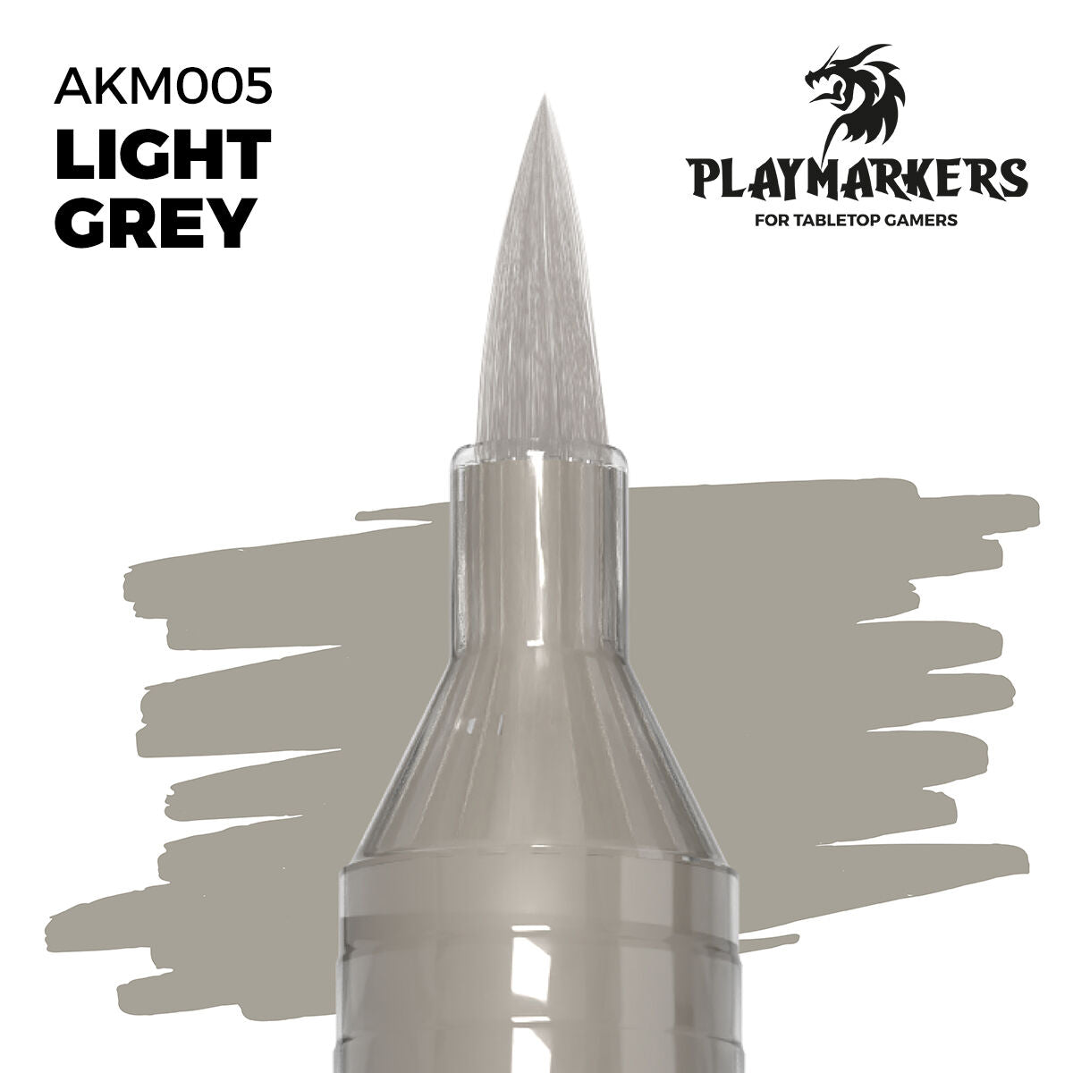 AK Interactive Playmarkers: Light Grey - Acrylic Paint Marker AK Interactive
