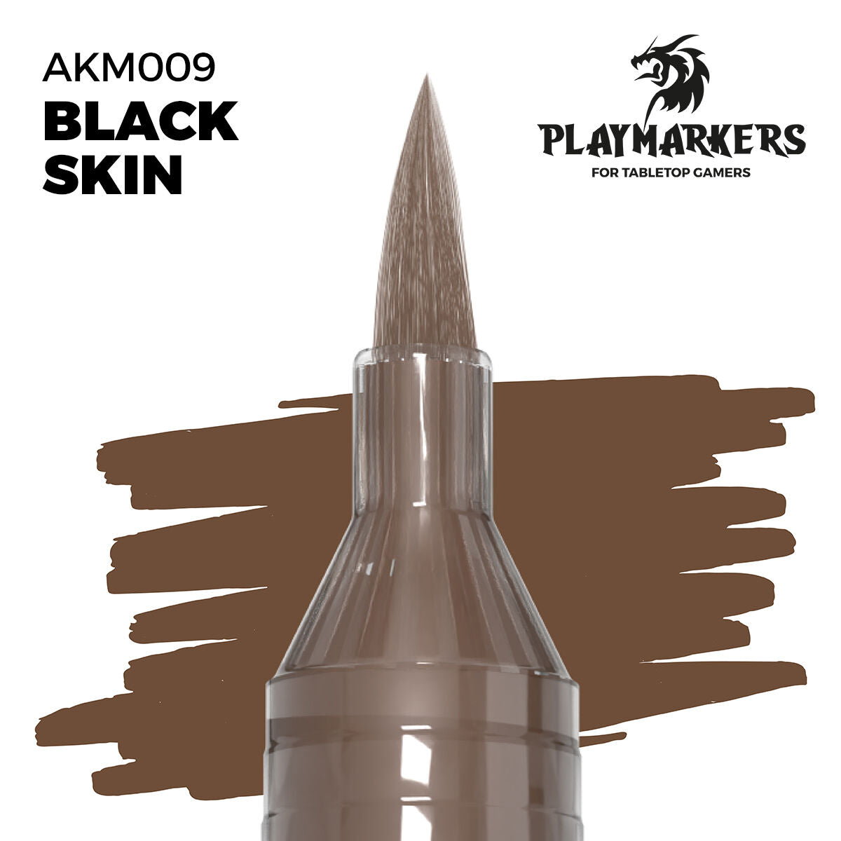 AK Interactive Playmarkers: Black Skin - Acrylic Paint Marker AK Interactive